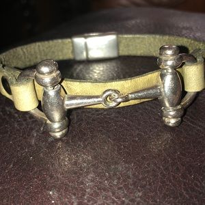 FINAL PRICE REDUCTION. Leather Infinity Bracelet